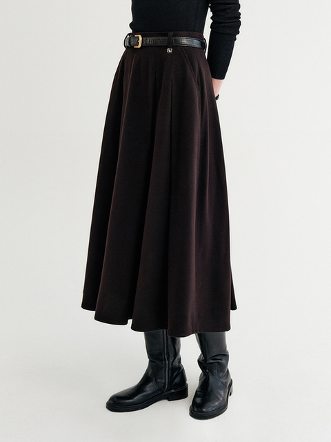 룩캐스트]키라 플리츠 스커트 / KYRA PLEATS SKIRT_3colors