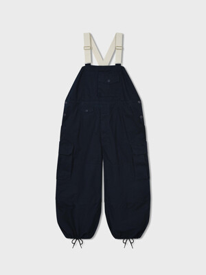 Backsatin Work Wide Overall - Navy