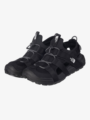 NS82R54J 화이트라벨 여성 익스플로어 캠프 샨달_BLACK