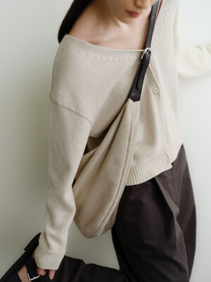 [단독]FLOWY  BAG_canvas black