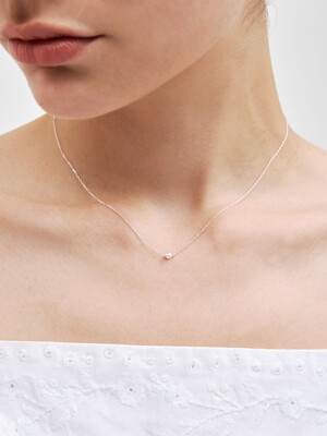 [~6.15사은품증정][sv925] 3mm pearl necklace