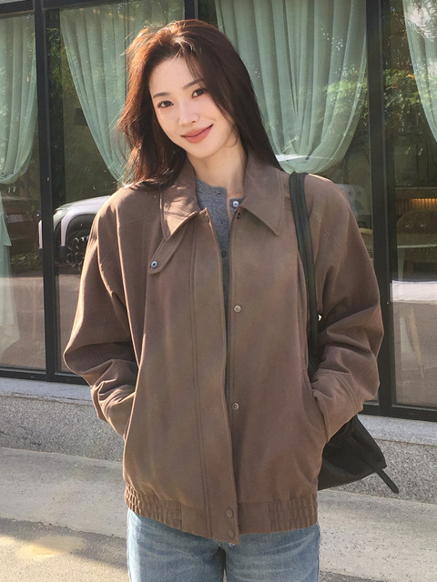 프론트로우 Suede Bomber Jacket_3 color