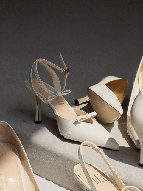 물 [오늘출발] Ribbon Strap (Wedding)_White