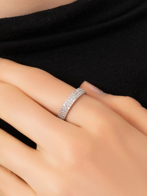 가이거 주얼리 프레스티지 풀 파베 링 GIBRWR008 (14K Gold Plated)