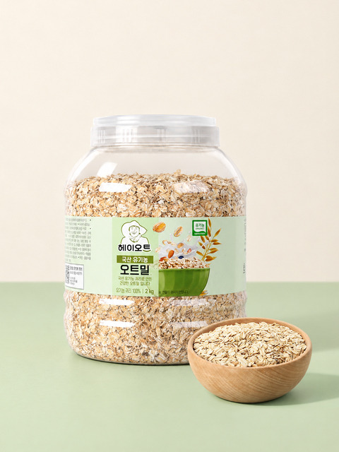 두보식품 헤이오트 국산 유기농 오트밀 2kg