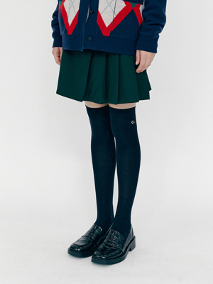 High Knee Socks (Dark Navy)