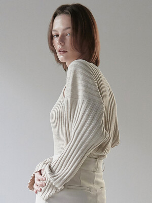 OU833 combi cotton bolero (natural linen)