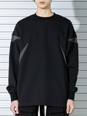 THORN WAFFLE LONG SLEEVES MSTLS001-BK