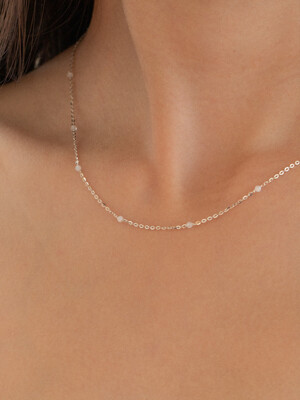 [SILVER925] SILVER DOT BALL NECKLACE