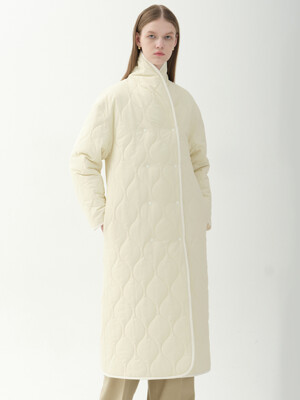 reversible long padding coat_white