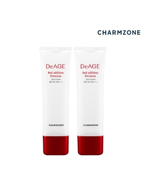 선케어 - 참존 (CHARMZONE) - [참존] 디에이지 레드애디션 프리미엄 선크림 50ML 1+1