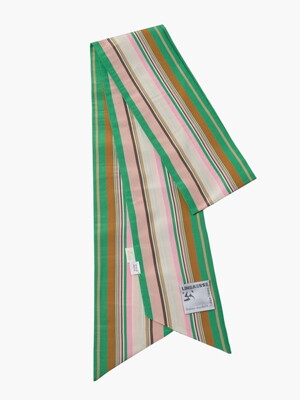 Multi-Striped Viscose Scarf, Multi