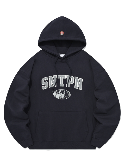 티셔츠,티셔츠 - 세인트페인 (SAINTPAIN) - SP SNTPN ARCH LOGO HOOD-NAVY