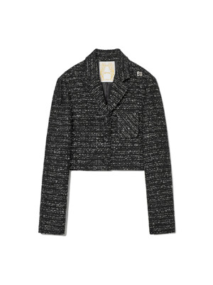 NELLE TWEED JACKET(BLACK)