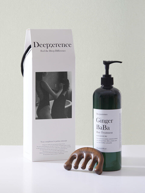 헤어케어 - 딥퍼랑스 (DEEPERENCE) - [선물포장] 릴렉싱 모발케어 트리트먼트 + 스칼프 괄사 [5종 중 택1]