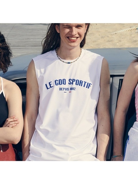 스포츠웨어 - 르꼬끄 스포르티브 (Lecoq sportif) - [르꼬끄 공식] 민소매 래쉬가드 (QO223SSL51)