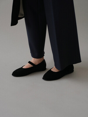 Danghye mary jane shoes Suede Black