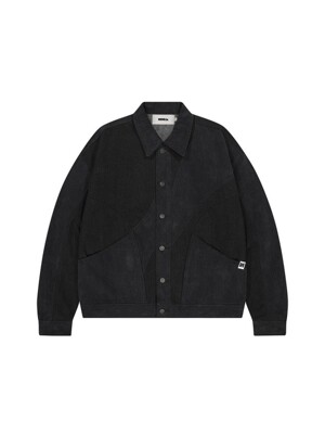 RECONSTRUCTION DENIM JACKET [BLACK]