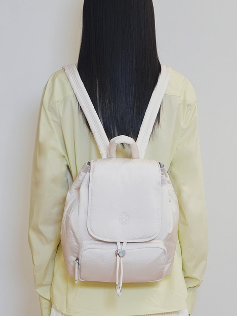 에코/캔버스백,백팩 - 베이루트 (beirut) - love bell padded backpack (cream)