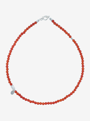 [silver925] coral necklace