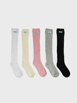[선물포장] Cozy ribbed socks (5 color)