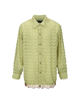 BIRD SHAGGY LONG SHIRTS atb1053m(OLIVE)