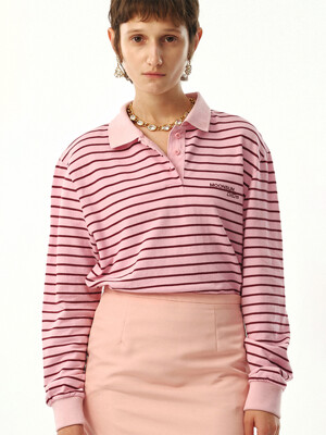 MJ S2 01 M.C Stripe PK Shirt / Pink