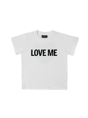 LOVE ME Half T-shirt WHITE