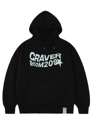 [UNISEX]웨이브 스타 로고 후드티_4color