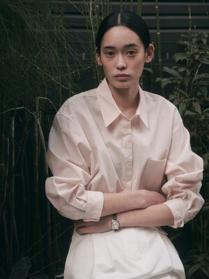 MACE STRIPE SHIRT_PINK