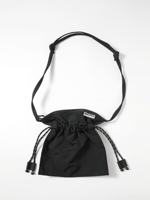 Cargo String crossbody bag - Black