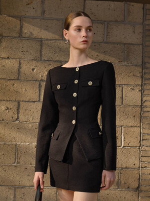 YY_Fragrance style breasted jacket
