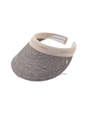 [헬렌 카민스키] SS25 여성 비앙카 바이저햇 HAT50265 ECLIPSE MELANGE NATURAL LOGO