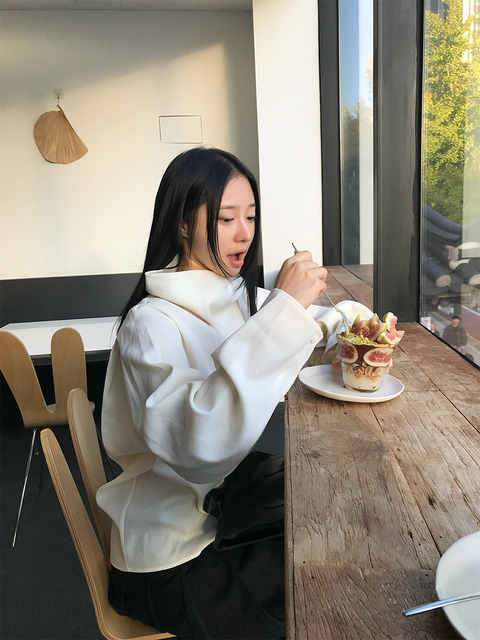 르셉템버 [연주 PICK] COWL NECK BLOUSE [IVORY] 11/25
