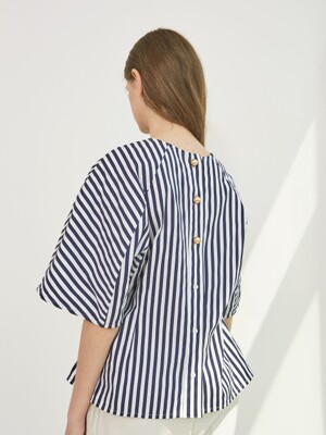 STRIPE OPENBACK TOP