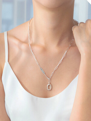 Multiple Way Square Chain Necklace