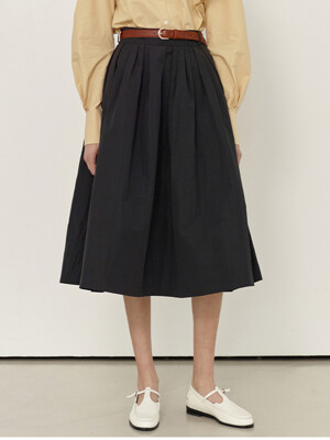 BOROMWAT Flared skirt (Black/Beige)