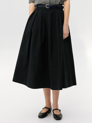 BOROMWAT Flared skirt (Black/Beige)
