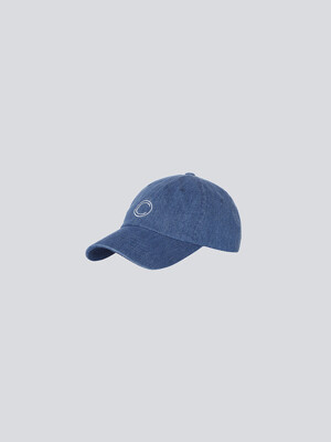 c-Logo cap(denim)_blue