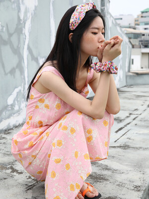 Sharon Flower Hairband_Pink