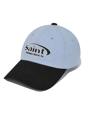SP SAINT LOGO BALL CAP-LIGHT BLUE