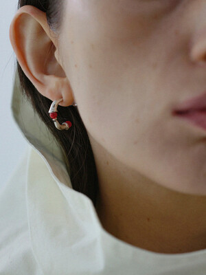 Fruit red earring