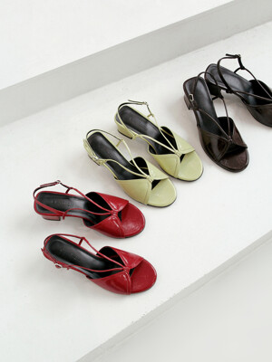 Butterfly strap sandals_CB0103(3colors)