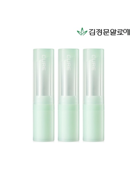립메이크업 - 김정문알로에 (CURE) - [김정문알로에] 큐어 리알로에 젤리 립밤 어터 3개