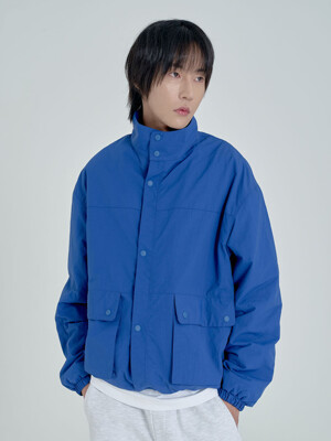 Utility Nylon Padding Jacket (Blue)