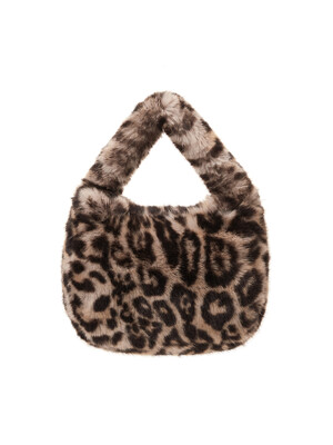 KEETY RABBIT fur mini bag [leopard]