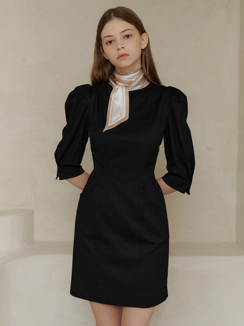 ワンピース FLOWOOM knot Belt Mini Dress(2color) The Dynasty Daze Shirred Waist Detail Mini Dress| CAMILLA US