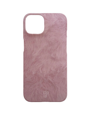 Pink fur hard case