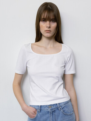 90s Mood Square-neck Top_3color