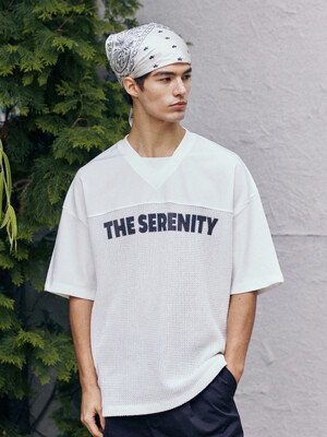 Serenity Knit Graphic Short Sleeves (White)